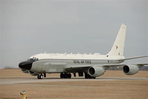 RAF RC-135 AIRSEEKER ON A HIGHLY CLASSIFIED MISSION NEAR RUSSIAN BORDER TRACKED BY PLANE ...