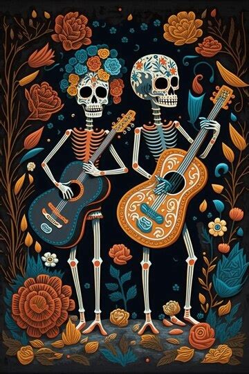 Day of the dead art | Premium AI-generated image