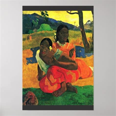 When Did You Marry? (Faa Nafea Ipoipo?) By Gauguin Poster | Zazzle