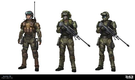 Zack Lee - UNSC Marines Concept Art