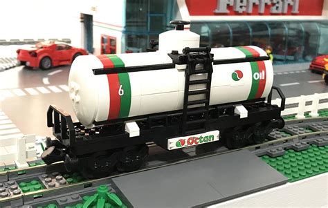 Finished a tanker car to go with my Octan locomotive. : r/lego