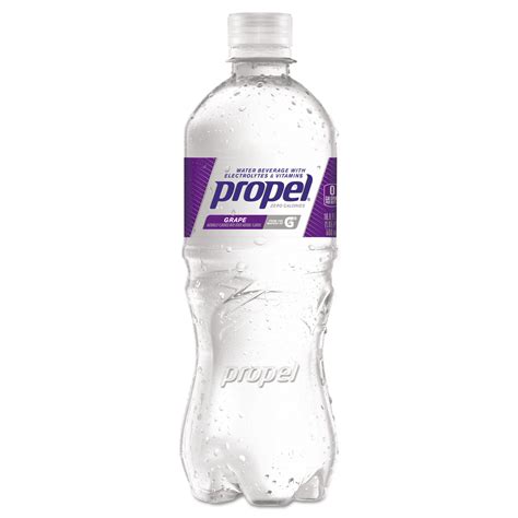 Propel Fitness Water Flavored Water, Grape, Bottle, 500mL, 24/Carton ...