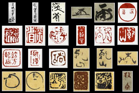 Famous Japanese potters and marks