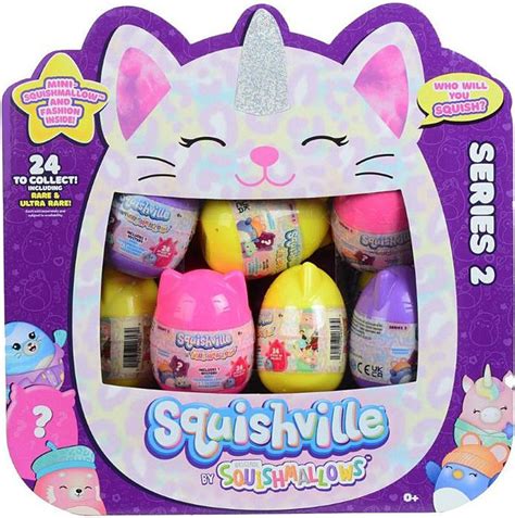 Squishmallows Squishville Random Series Mystery Mini Plush Box 24 Packs ...