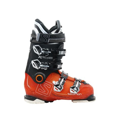 SALOMON XPRO R100 orange black ski shoe - Quality A - 49/31.5MP £49.27 - PicClick UK