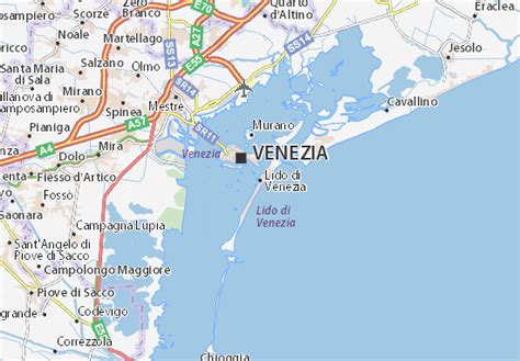 MICHELIN Lido di Venezia map - ViaMichelin