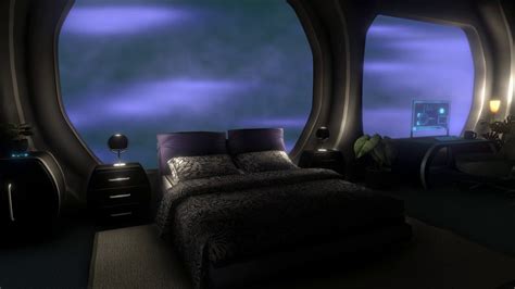 Starship Sleeping Quarters Ambience 10 hours | Cozy place | Sleep ...