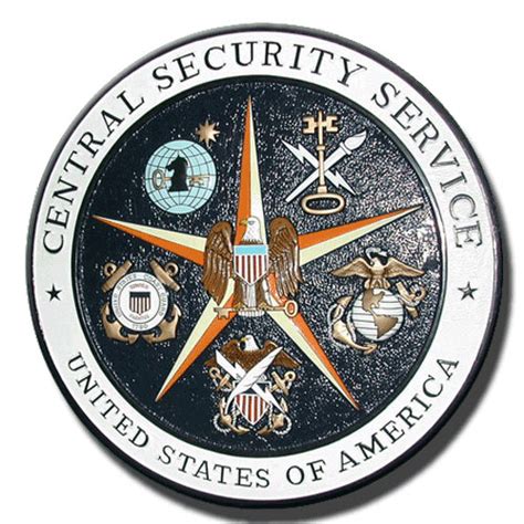 NSA U.S. Central Security Service Seal wooden seal and logo emblem