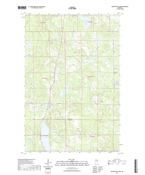 Mountain Ash Lake Minnesota US Topo Map – MyTopo Map Store