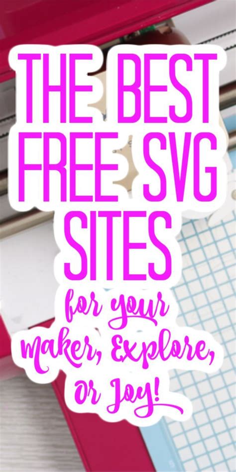 The Best Free SVG Sites for Your Cricut | Cricut tutorials, Cricut free, Cricut projects beginner