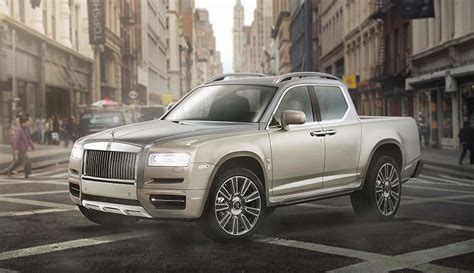 luxury pickup trucks: imagine rolls-royce, bentley and lamborghini models