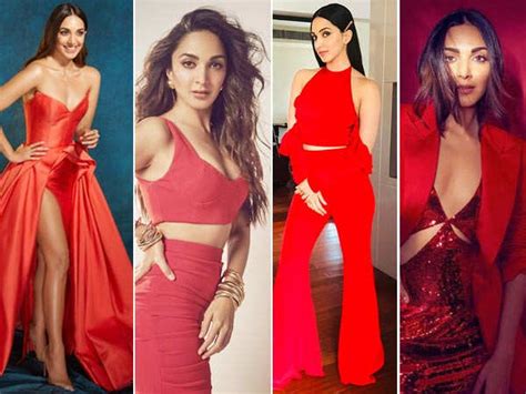 8 Pictures of Kiara Advani in red outfits that serve as inspiration for ...