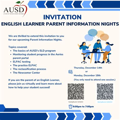 English Learner Parent Information Night | Antioch Unified School District