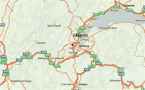 Meyrin Map - Switzerland