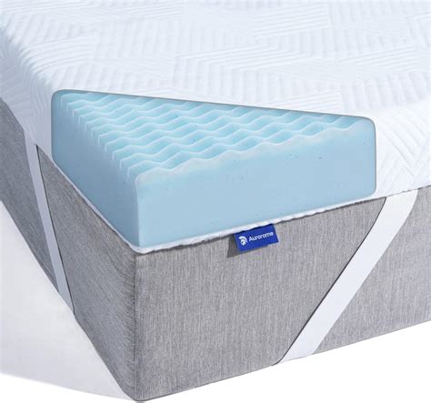 Aurorome 5-Zone Mattress Topper Super King Size, Pressure Relief ...