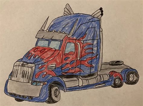 Optimus Primes truck part 2 by drawasaurus04 on DeviantArt