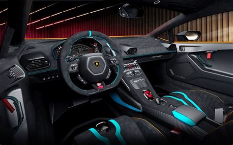 Download wallpapers 2021, Lamborghini Huracan STO, interior, supercar, tuning Huracan, Huracan ...