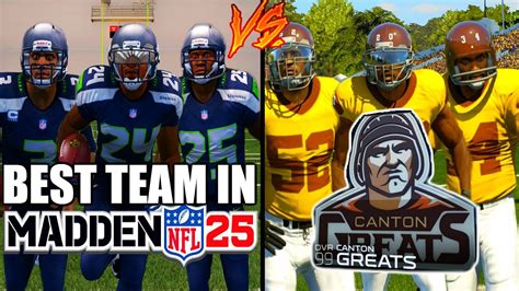 What If The Best NFL Team in Madden 25 Played Against The Canton Greats ...