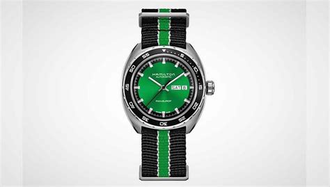 Hamilton unveils Pan-Europ watch in green