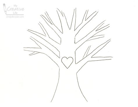 Cindy deRosier: My Creative Life: Grieving Tree Craft