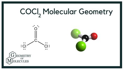 COCl2 Molecular Geometry, Bond Angles (Phosgene) | Molecular geometry, Molecular, Geometry