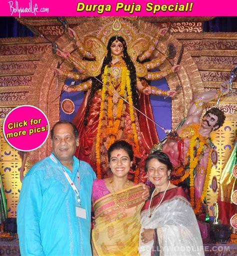 Kajol attends Durga Puja with her family - View pics! - Bollywood News ...