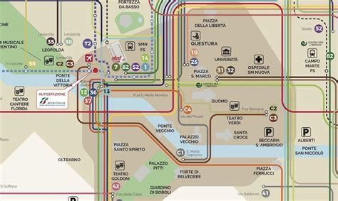 Florence Bus Route Map - Florence-On-Line