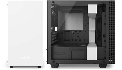 NZXT White H400i Smart Micro ATX Windowed PC Gaming Case LN84550 - CA-H400W-WB | SCAN UK