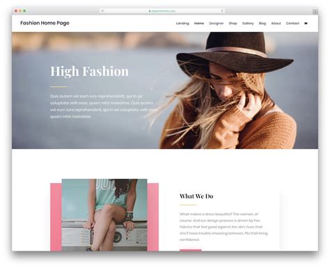 24 Best Free Fashion Website Templates 2024 - Colorlib