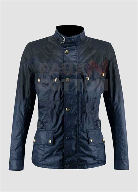 john wick 2 cassian (common) blue wax jacket