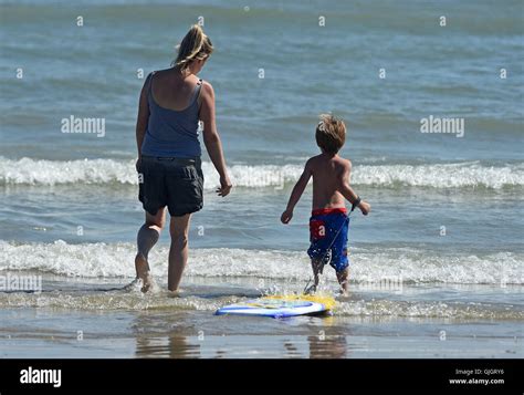 Weymouth Beach, Dorset, UK Stock Photo - Alamy