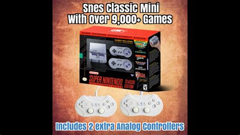 Modded Snes mini classic demo - YouTube