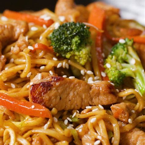 Chicken Teriyaki Chow Mein Recipe by Maklano