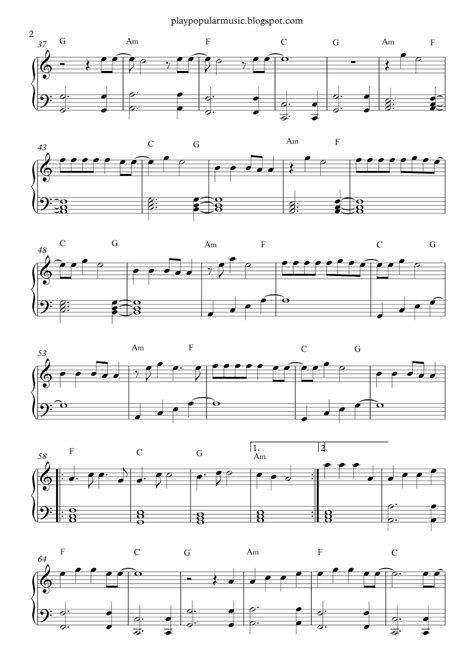 Free piano sheet music: The Greatest-Sia.pdf But the strong will ...