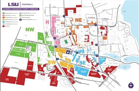 LSU updates GameDay parking policies and map