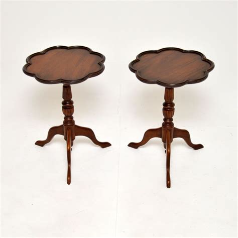 Pair of Antique Mahogany Wine Tables | Marylebone Antiques