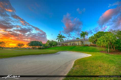 Abacoa Golf Course Clubhouse During Sunset | HDR Photography by Captain ...