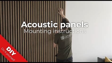 How to install acoustic panels? Assembly instructions 🔨 - Lameo - YouTube