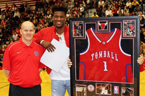 Tomball High School retires Jimmy Butler's No. 1 jersey