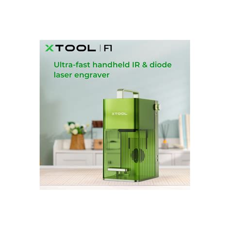xTool F1 - The Fastest Portable 2-in-1 Laser Engraver with Infrared + Diode Laser