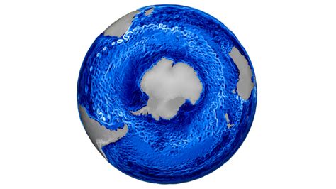 A Gorgeously Detailed View Of Antarctica's Churning Ocean Currents