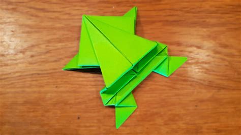 How to Make a Jumping Frog with Origami Paper: Fun and Easy Steps – easy origami tutorial