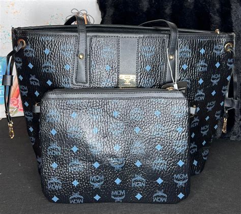 BLACK MCM TOTE | Shuggaz Closet :: Hats, purses, jewelry, watches and ...