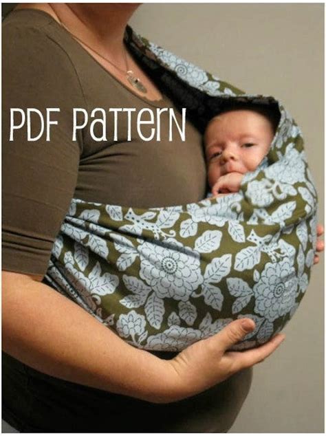 30 MINUTE Baby Sling PDF Pattern Great Beginner Project - Etsy