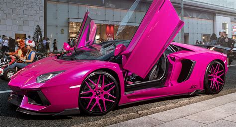 Pink Lamborghini Aventador Turns Heads In Tokyo