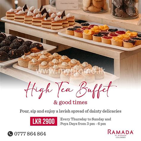 High tea buffet at Ramada