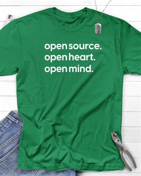 Open Source Open Heart Open Mind T Shirt