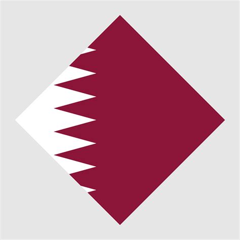 Qatar flag, official colors. Vector illustration. 10426924 Vector Art ...