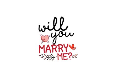 Will You Marry Me Quotes Graphic by wienscollection · Creative Fabrica