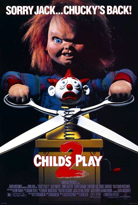 Poster for Child's Play 2 (1990, USA) - Wrong Side of the Art